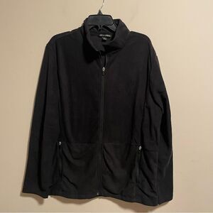 Port Authority Fleece 100% Polyester Full Zip Black Jacket- Size XL Men’s